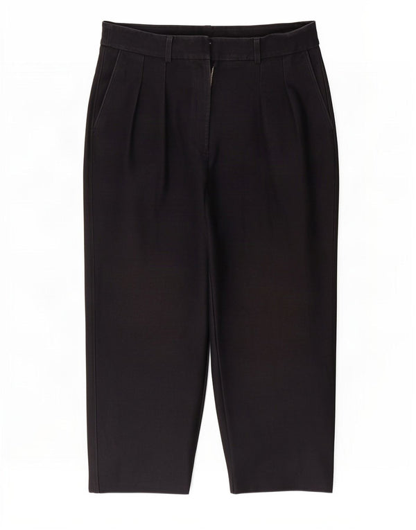 Marks & Spencer ženske kratke chino hlače s klinovima UK 16 Large W34 L24 crne