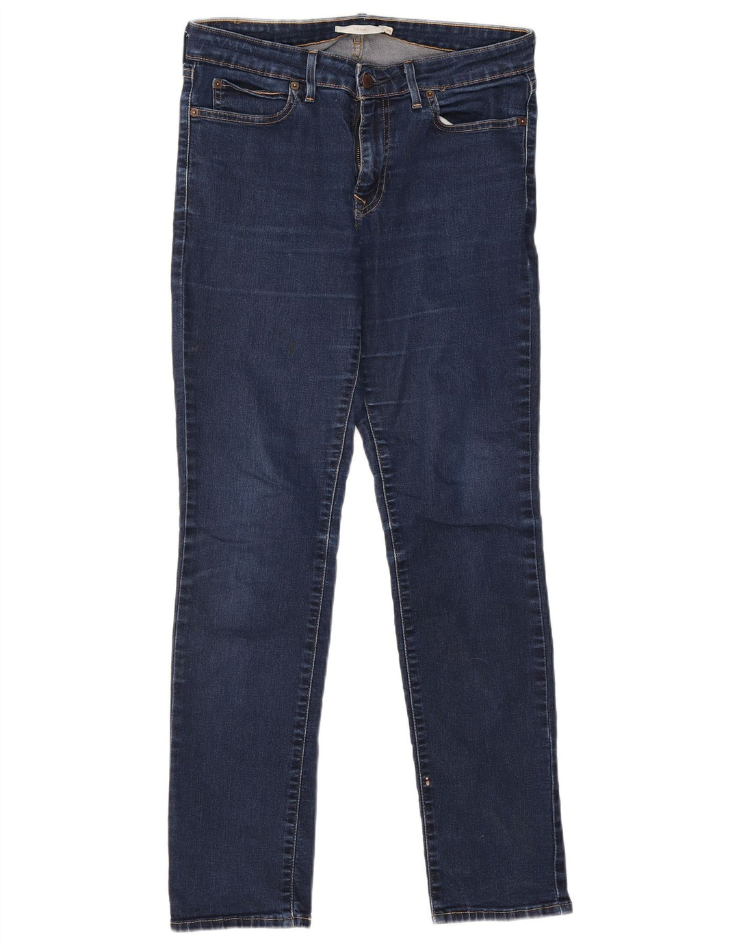 LEVI'S Ženske 712 uske traperice W29 L30 tamnoplavi pamuk