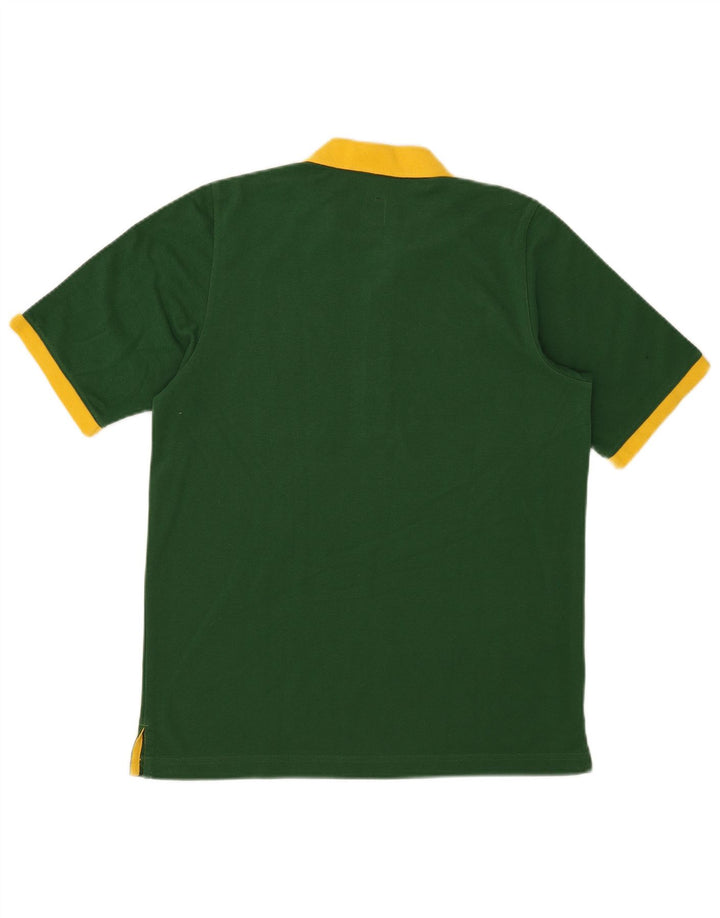 Adidas muška ragbi polo majica s grafičkim motivima, srednje zelena