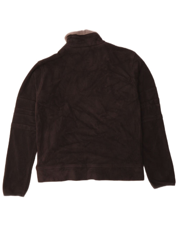 Lotto ženski flis džemper s patentnim izrezom UK 14 veliki crni poliester