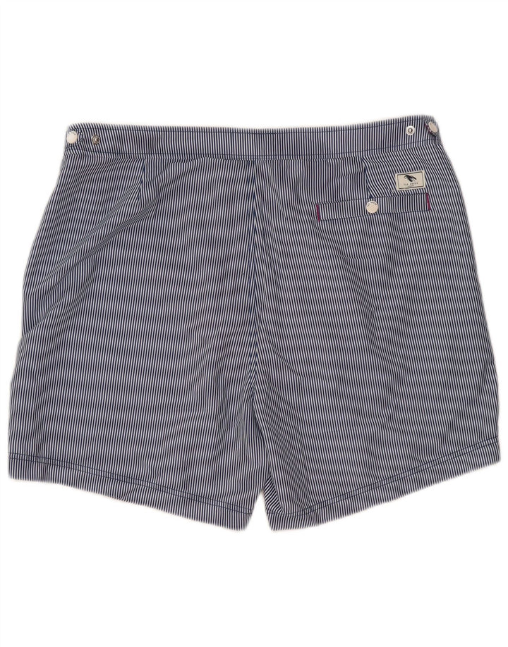 TED BAKER Muške chino kratke hlače veličina 5 XL W38 poliester s plavim prugama