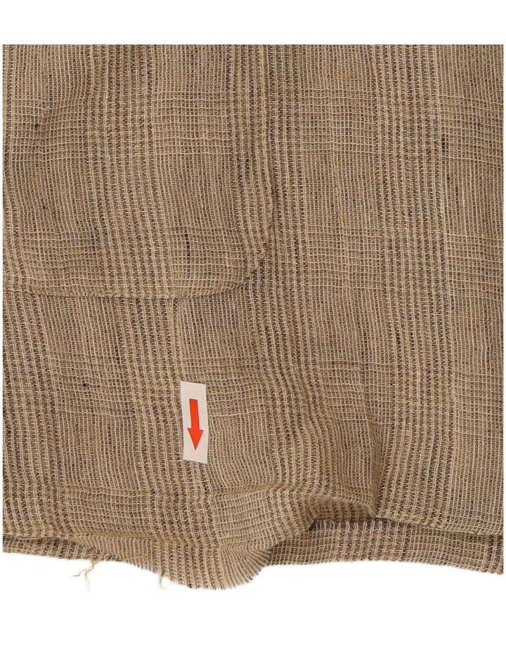 Max Mara ženska duga jakna jakna UK 12 srednje bež houndstooth