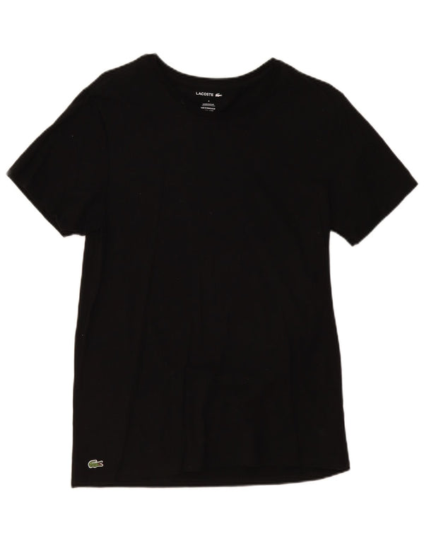 Lacoste ženska majica kratkih rukava UK 14 srednje crni pamuk
