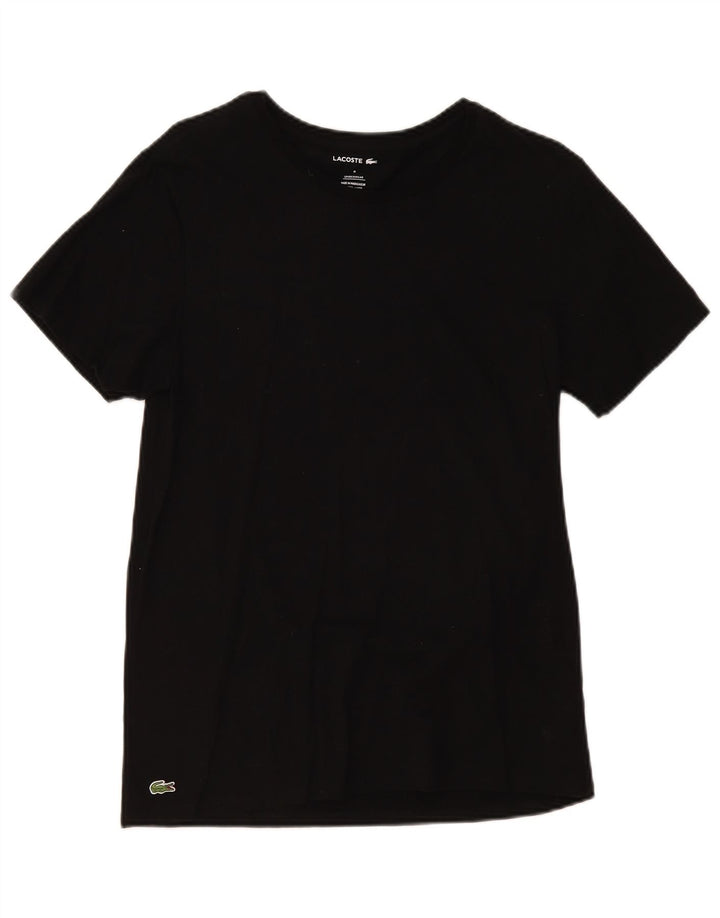 Lacoste ženska majica kratkih rukava UK 14 srednje crni pamuk