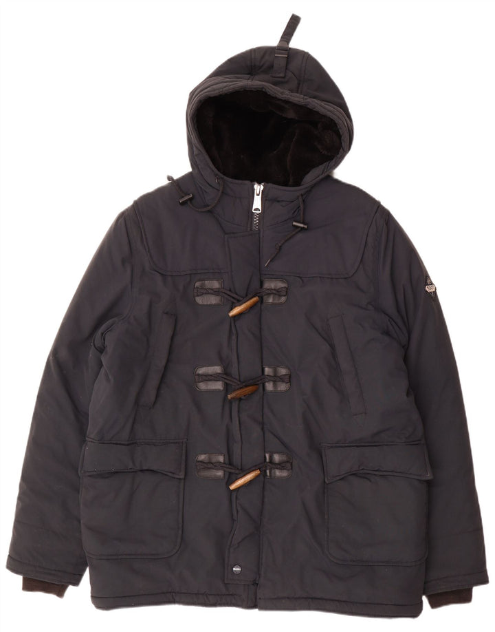 Schott muška duffle jakna s kapuljačom UK 40 Large tamnoplava