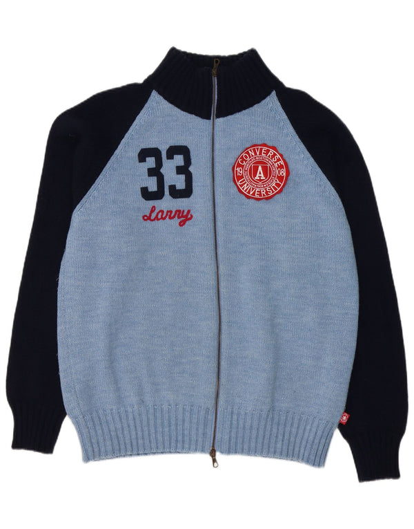 Converse muški džemper Chuck Taylor Graphic Cardigan Large Blue Colourblock