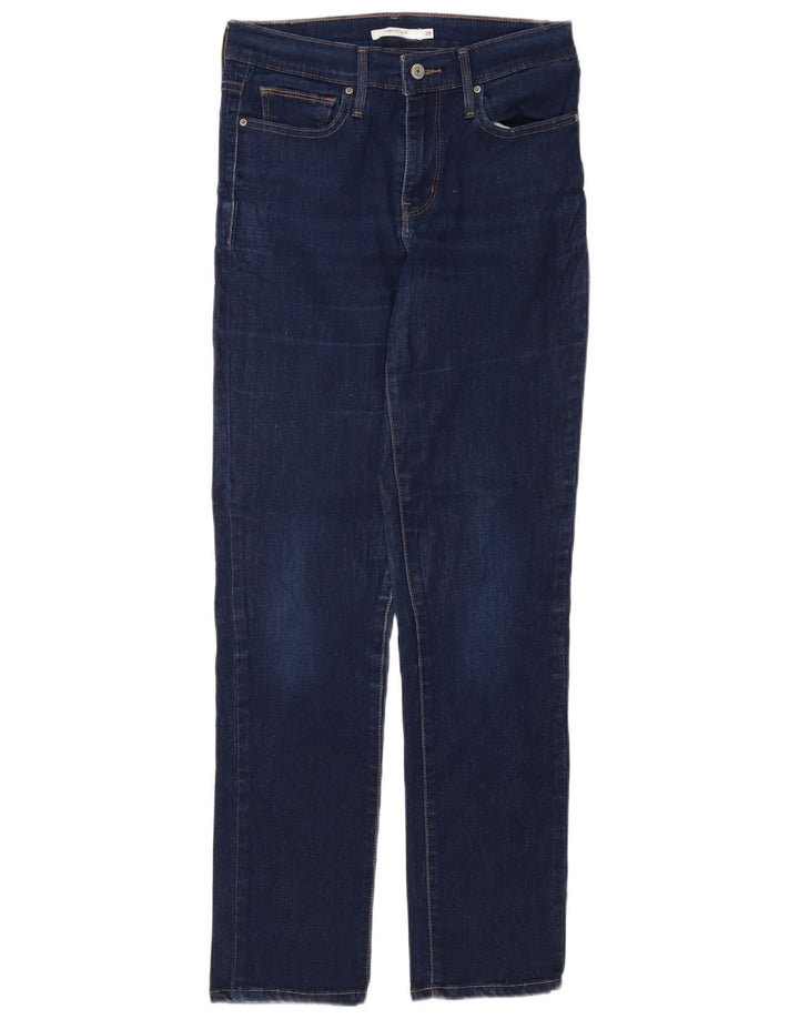 LEVI'S Ženske uske traperice za mršavljenje W28 L30 Plavi pamuk