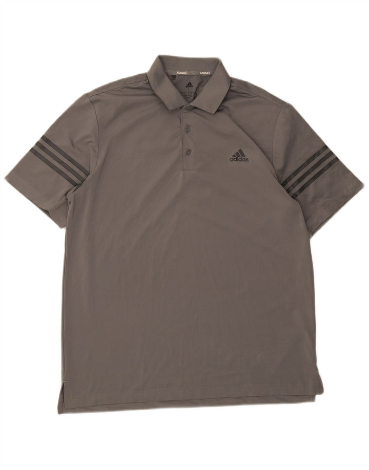 ADIDAS muška polo majica veliki sivi poliester
