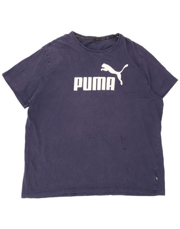 Puma muška majica s grafičkim motivima 2XL tamnoplava