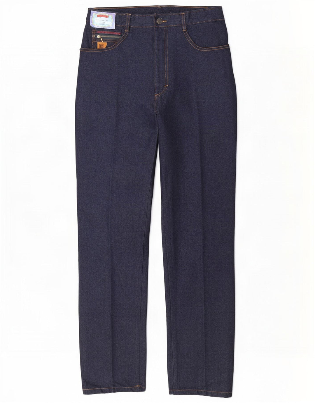 Pierre Balmain muške ravne traperice W34 L34 tamnoplavi pamuk