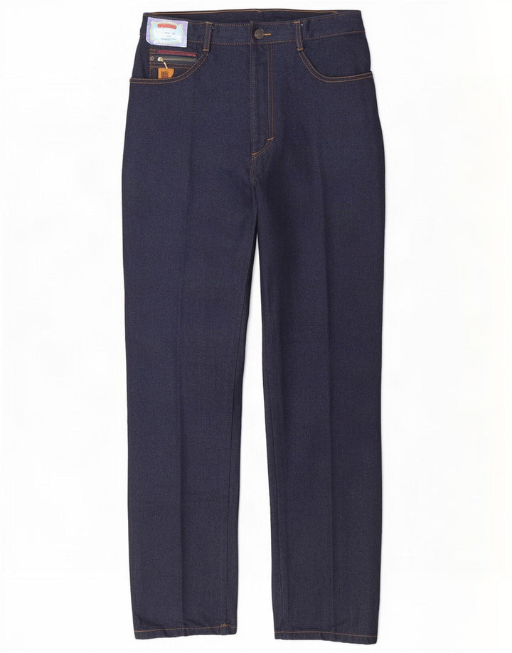 Pierre Balmain muške ravne traperice W34 L34 tamnoplavi pamuk