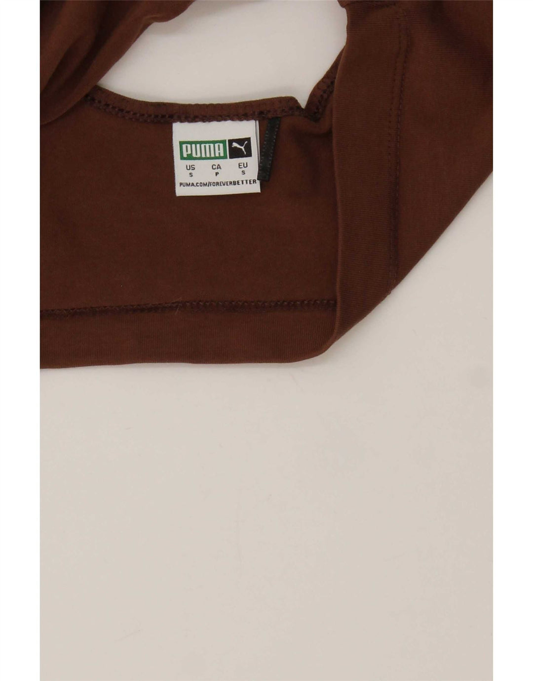 Puma ženski kratki top UK 10 Small Brown Cotton