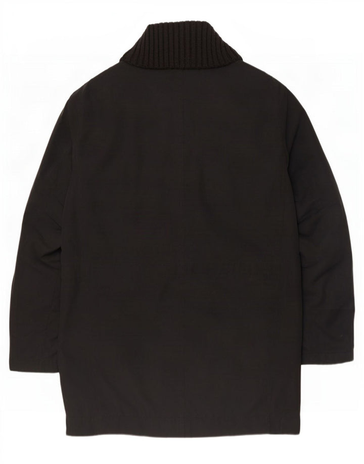 Muški kaput Hugo Boss UK 42 XL crni poliester