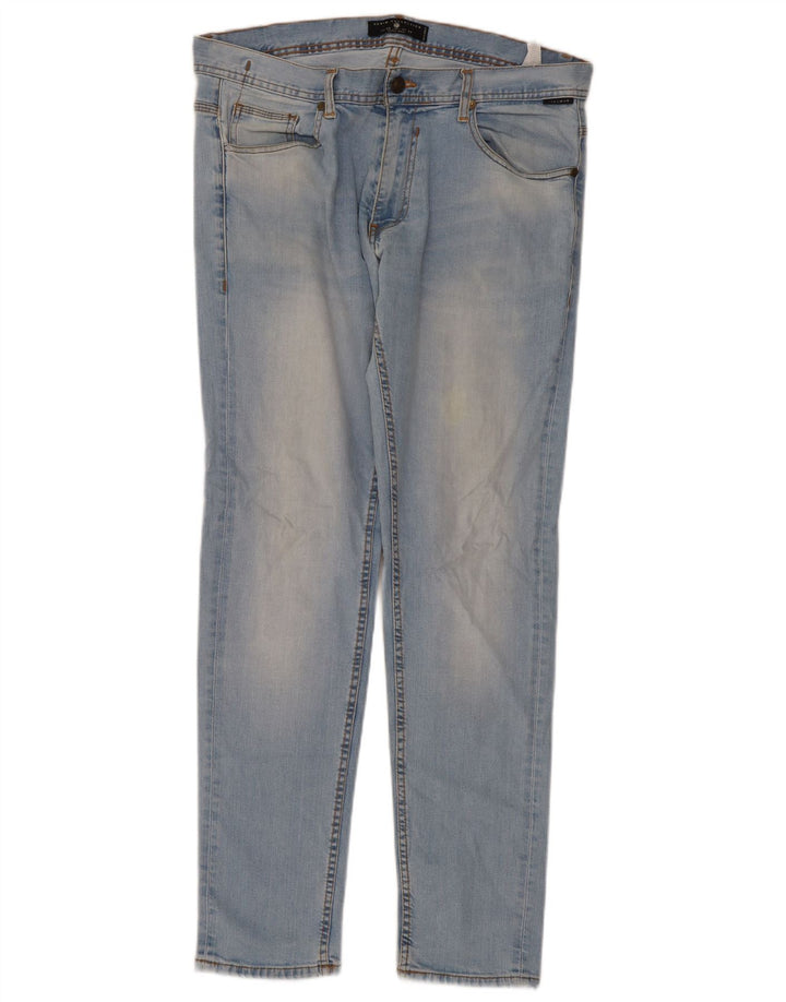 Zara muške uske traperice EU 46 XL W36 L32 Plave