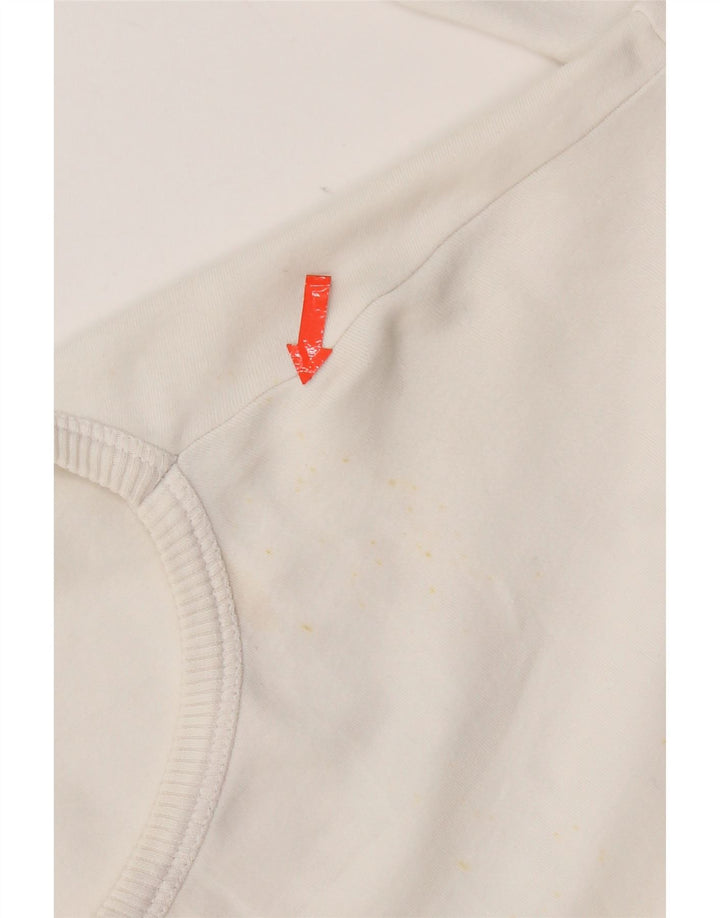 Benetton ženska majica s velikim grafičkim motivima Benetton UK 12 Srednje bijela