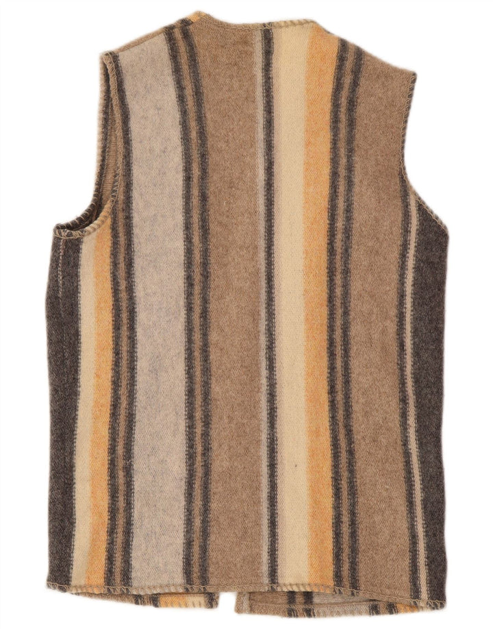 Benetton ženski džemper bez rukava UK 16 Veliki raznobojni vuneni