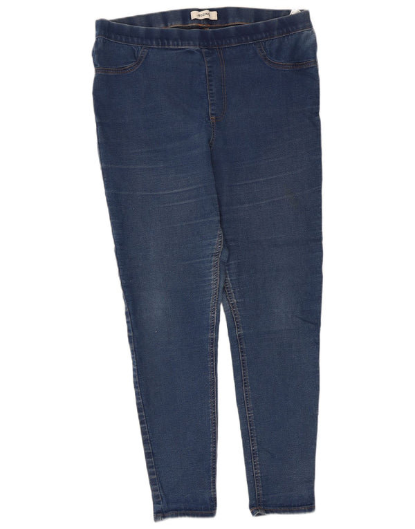Marks & Spencer Womens Jegging Jeans UK 16 Large W34 L26 Blue Cotton
