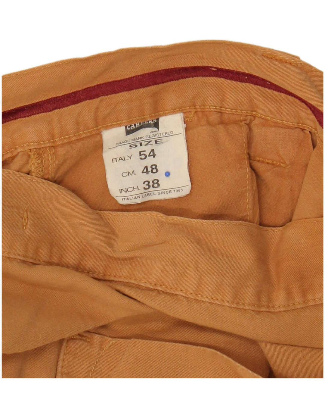 Carrera muške bermude W38 XL žuti pamuk