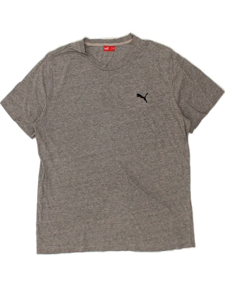 PUMA Mens T-Shirt Top Large Grey Cotton Vintage Puma and Second-Hand Puma from Messina Hembry 