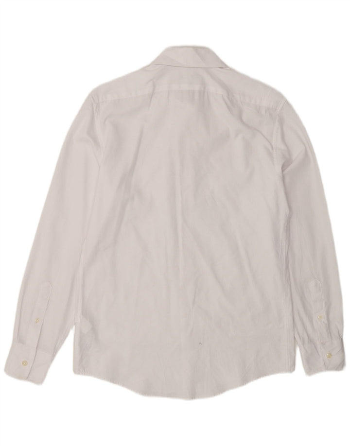 ZARA Mens Regular Fit Shirt Small White Cotton