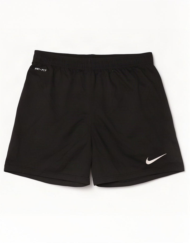 Nike muške Dri Fit sportske kratke hlače srednje crne boje od poliestera