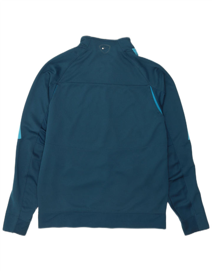 Nike Dri Fit trenirka velika jakna od poliestera plave boje