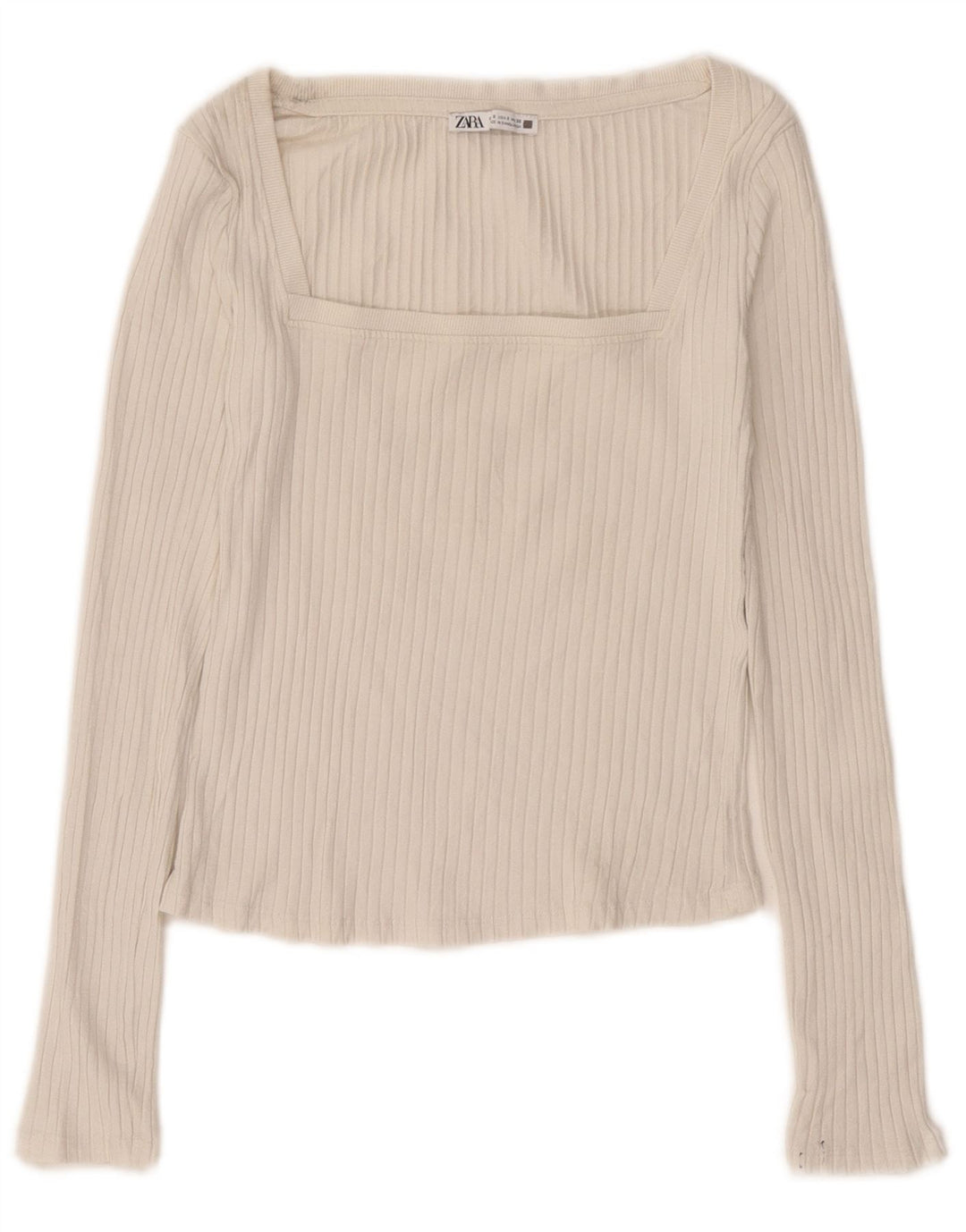 Zara ženski kratki rukav dugih rukava UK 10 Small Beige