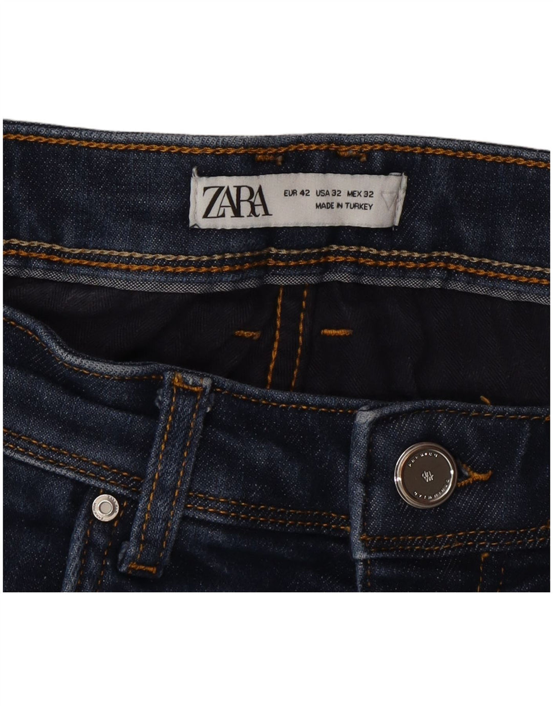 Zara muške uske traperice EU 42 Large W32 L26 Plave