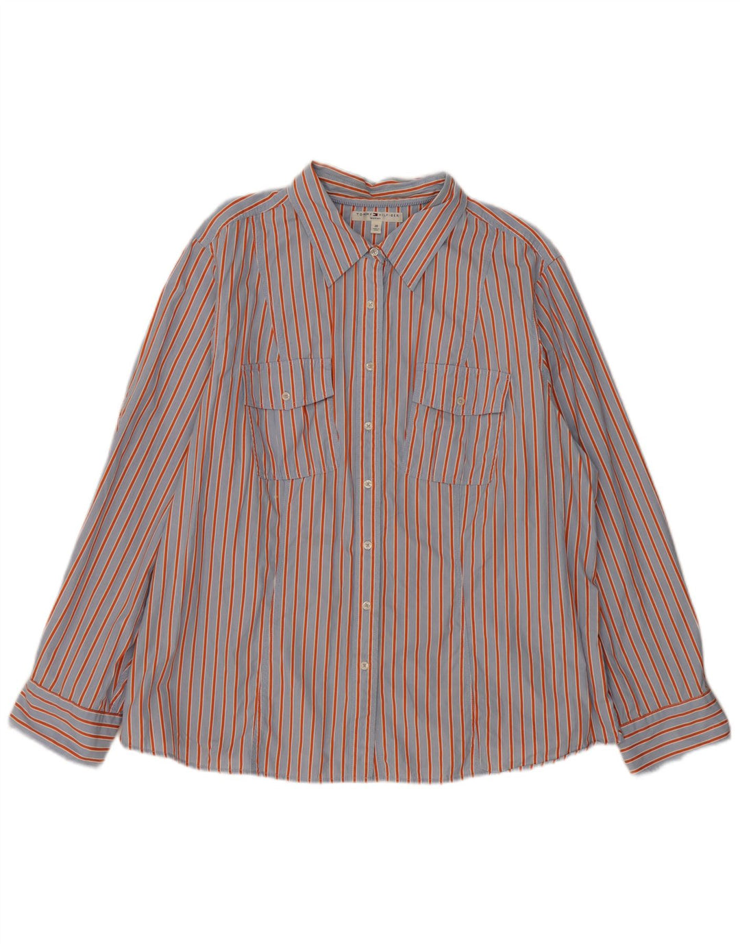 TOMMY HILFIGER Ženska košulja US 20 3XL pamuk na plave pruge