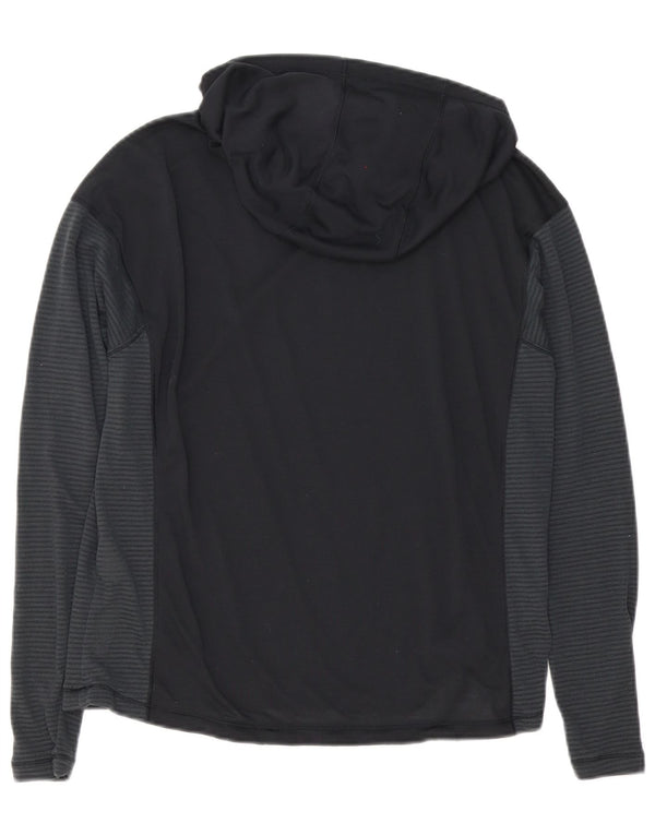 Ženska majica Under Armour Heat Gear s kapuljačom dugih rukava UK 10 Mala crna
