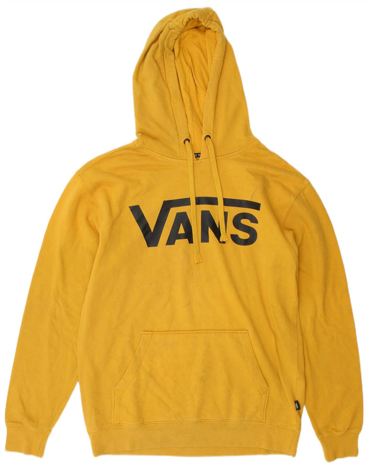 Vans muška majica s kapuljačom s kapuljačom, srednji žuti pamuk
