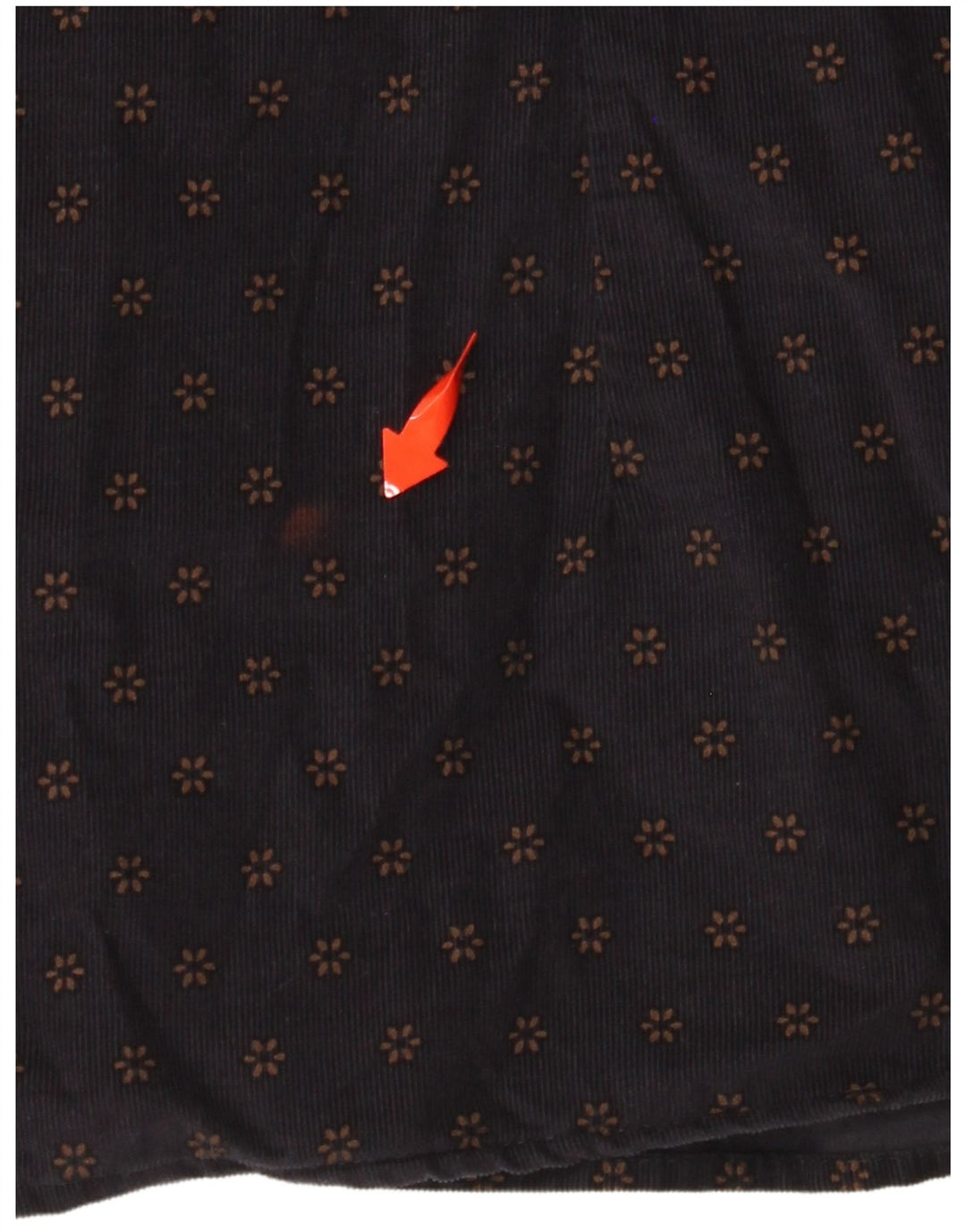 TED BAKER Muška košulja od samta Vel. 6 2XL Mornarsko plava cvjetna pamuk