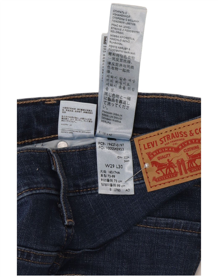 Levi's ženske 312 uske traperice W29 L30 plavi pamuk