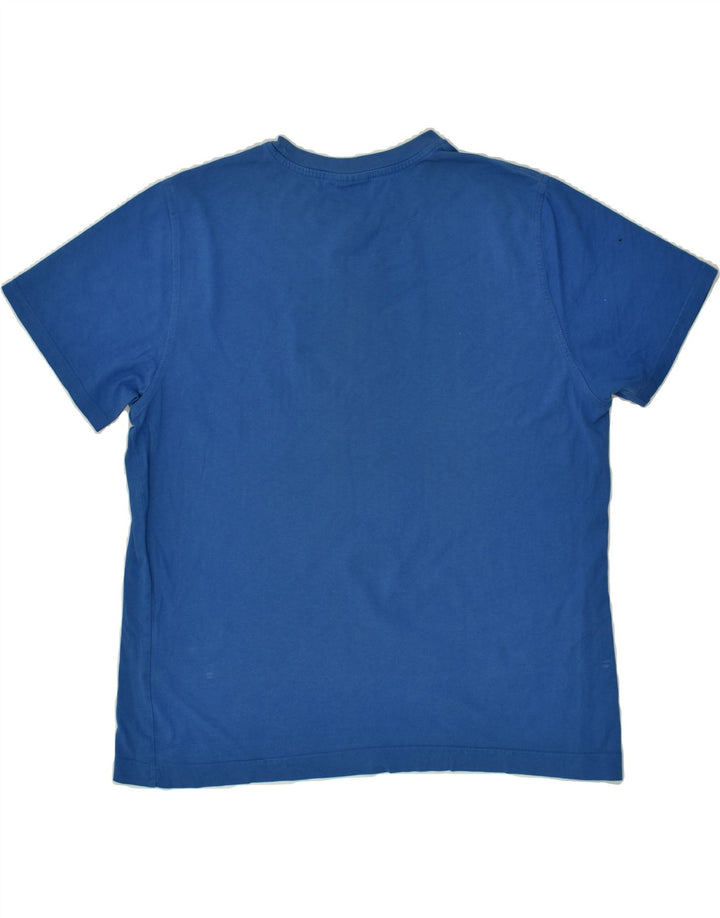 PUMA Mens Graphic T-Shirt Top XL Blue Vintage Puma and Second-Hand Puma from Messina Hembry 