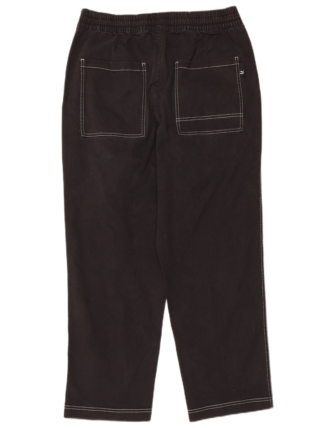 Puma muške ravne ležerne hlače velike W34 L27 crne