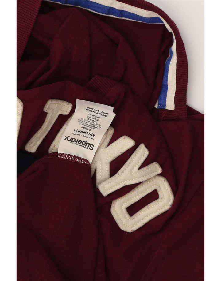 Superdry muška grafička majica kratkih rukava, srednje kestenjasti pamuk