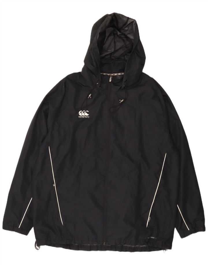 Canterbury muška kišna jakna s kapuljačom UK 46 3XL crni poliester