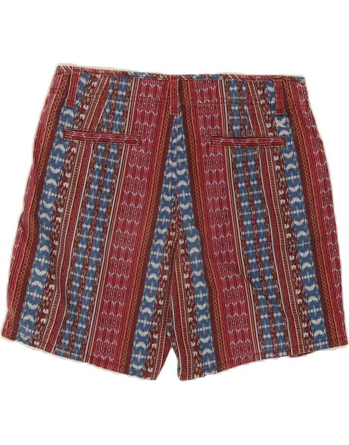 EDDIE BAUER Womens Chino Shorts US 4 Small W29 Multicoloured Striped Vintage Eddie Bauer and Second-Hand Eddie Bauer from Messina Hembry 