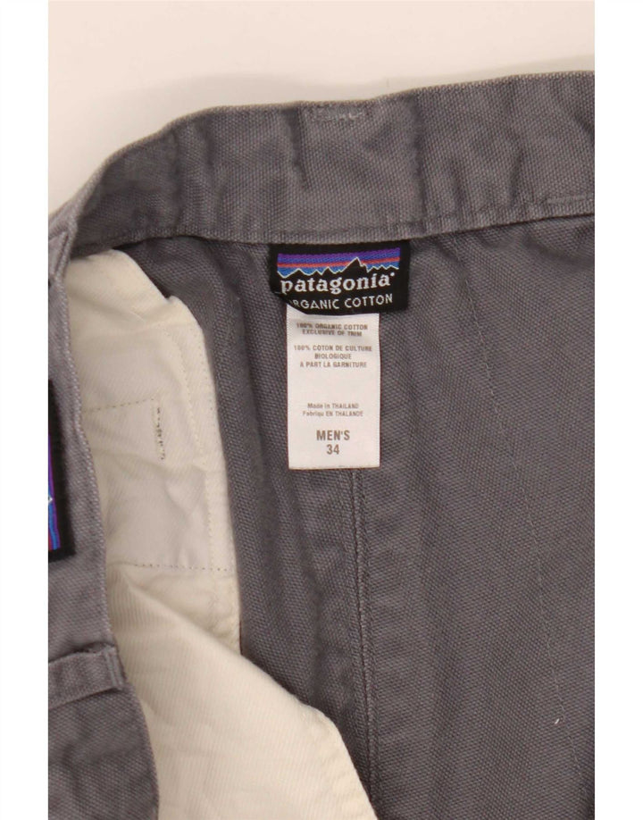 Patagonia muške chino kratke hlače W34 veliki sivi pamuk