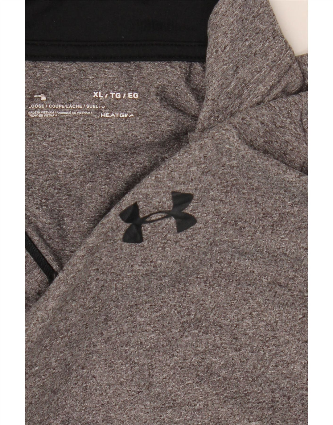 Muška trenirka Under Armour Heat Gear Zip Neck Top XL siva trenirka