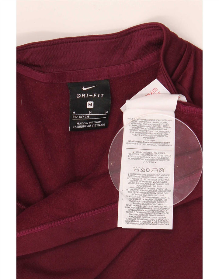 Nike Boys Graphic Pullover Trenirka Top 10-11 Years Medium Burgundy