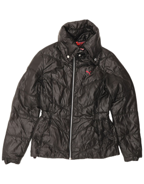 PUMA Womens Padded Jacket UK 12 Medium Black
