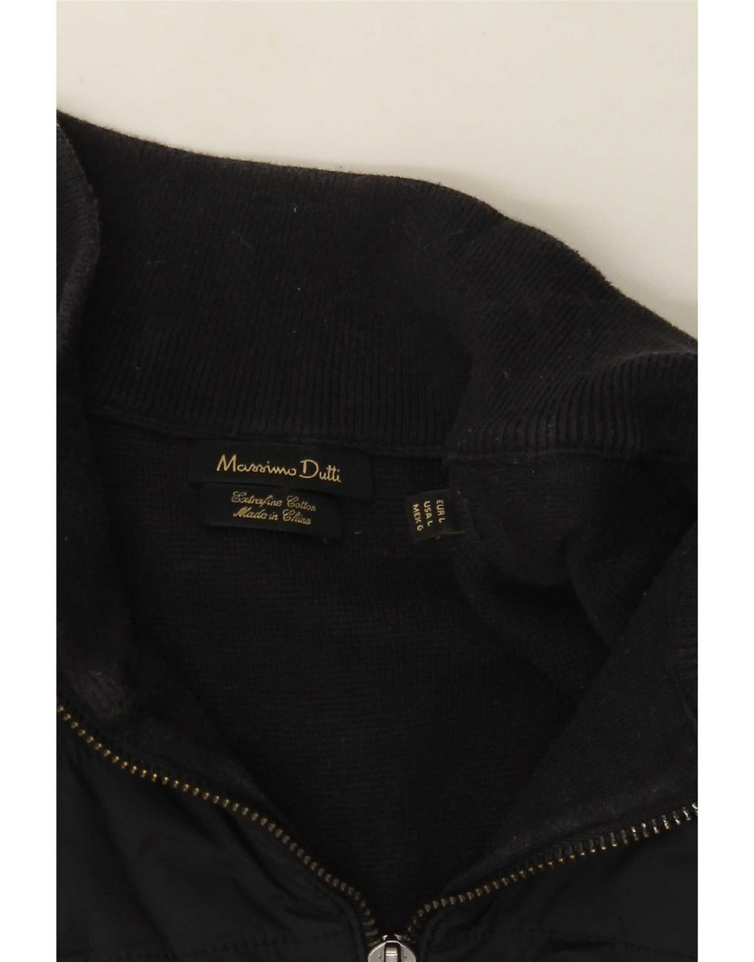 Massimo Dutti, veliki muški džemper s izrezom i tamnoplavim pamukom