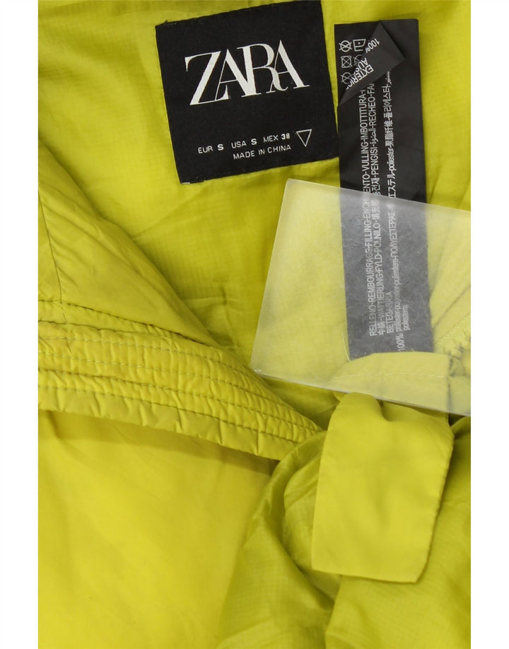 Zara muška široka podstavljena jakna UK 36, mali žuti poliester