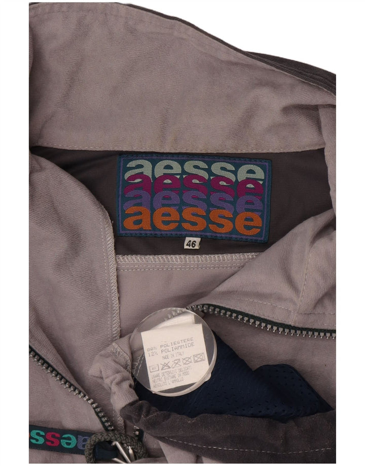 AESSE ženska gornja jakna trenirke IT 46 Large Grey Colourblock poliester