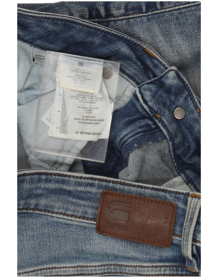 G-STAR Ženske Boyfriend traper kratke hlače W27 Mali plavi pamuk