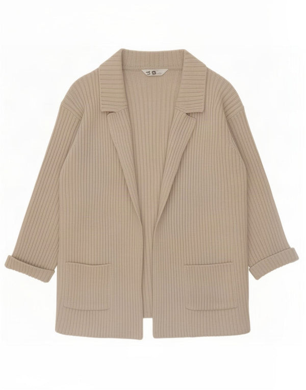 Marks & Spencer ženski kardigan pulover UK 10 Small Beige Wool