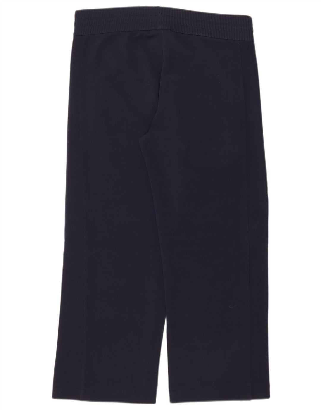 VINTAGE Ženske trenirke Hlače UK 14 Medium tamnoplavi poliamid