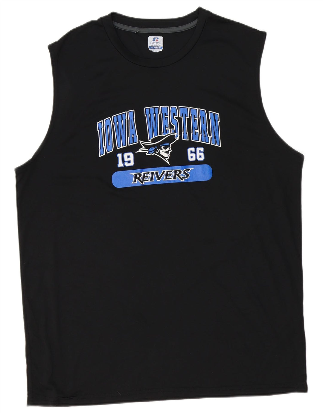 Russell atletski muški Dri-Power grafički prsluk XL crni