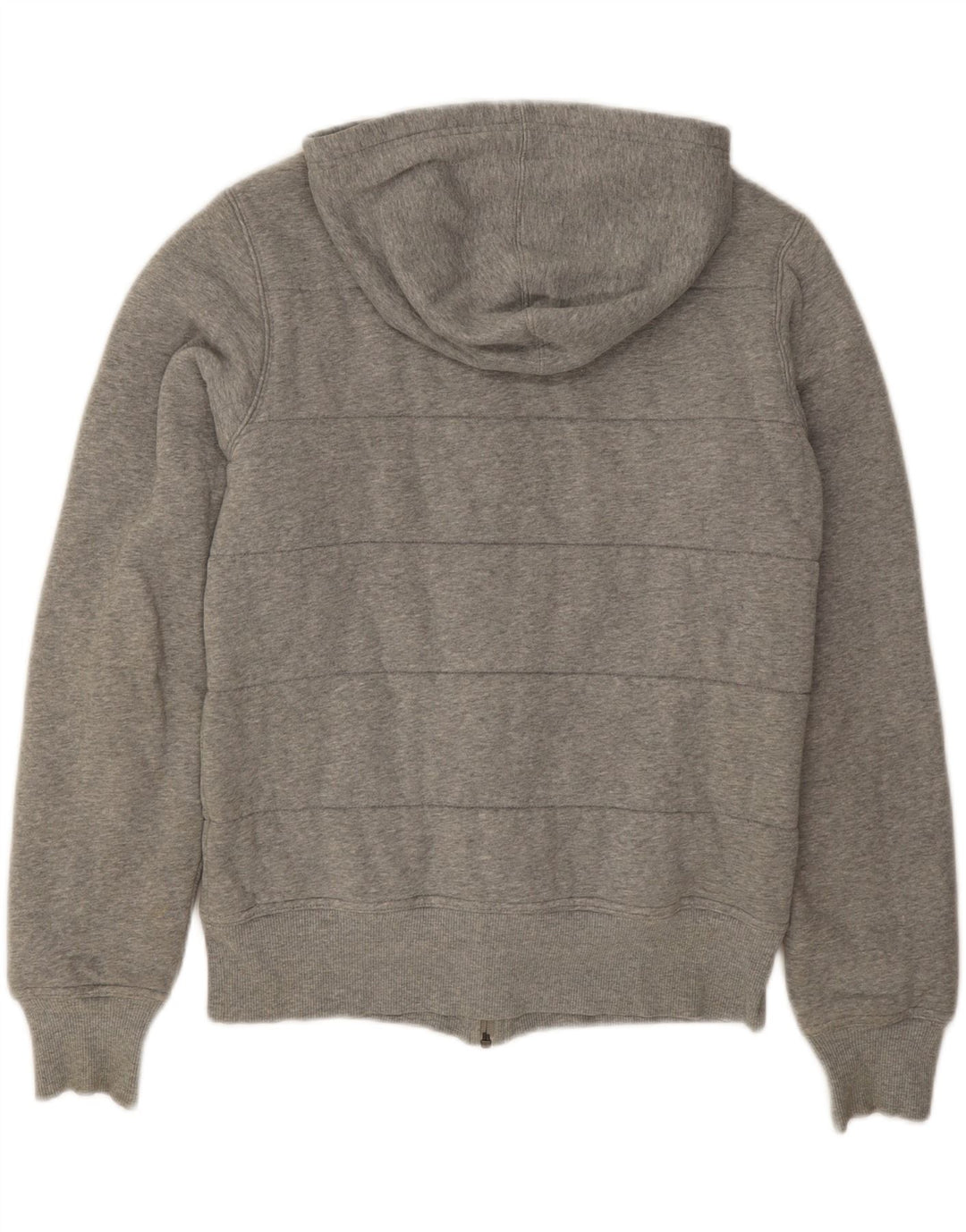 NIKE Mens Zip Hoodie Sweater Small Grey Vintage Nike and Second-Hand Nike from Messina Hembry 